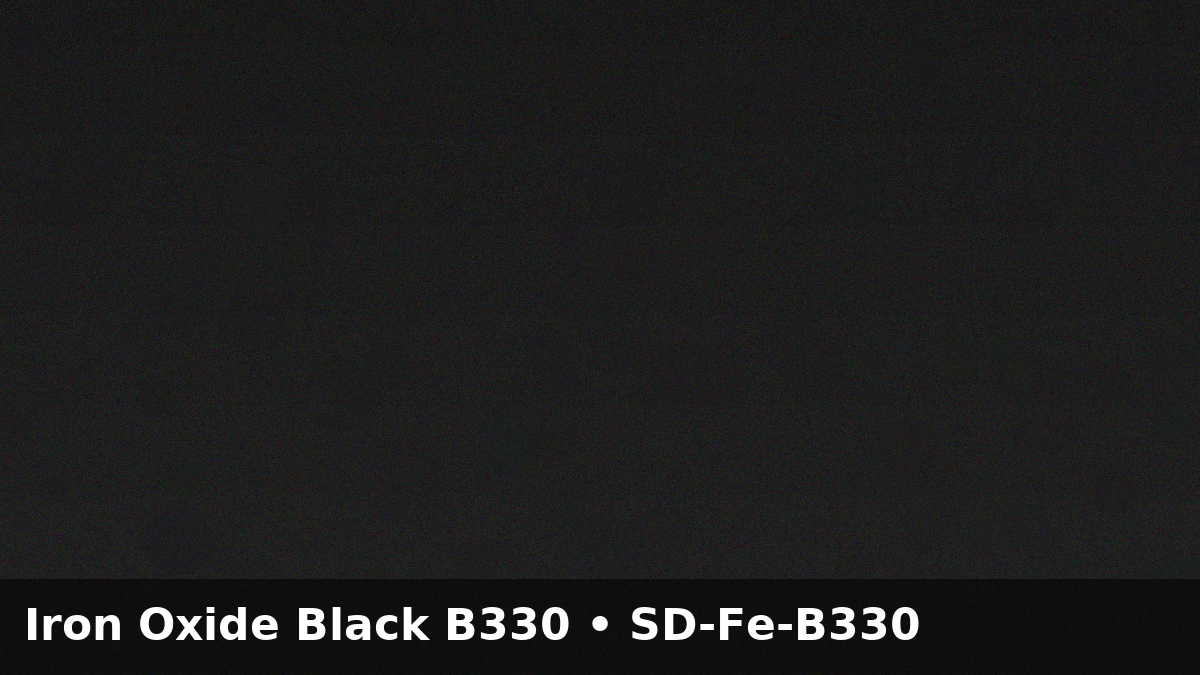 Iron Oxide Black B330 swatch