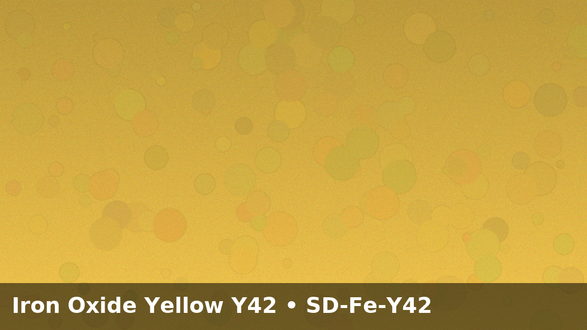 Iron Oxide Yellow Y42 swatch