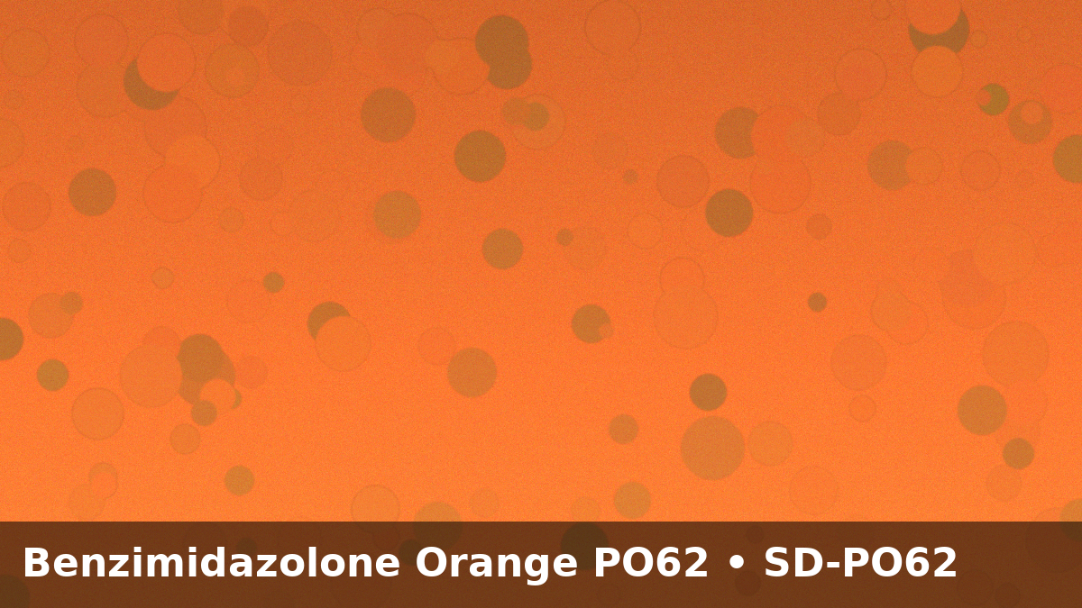Benzimidazolone Orange PO62 swatch