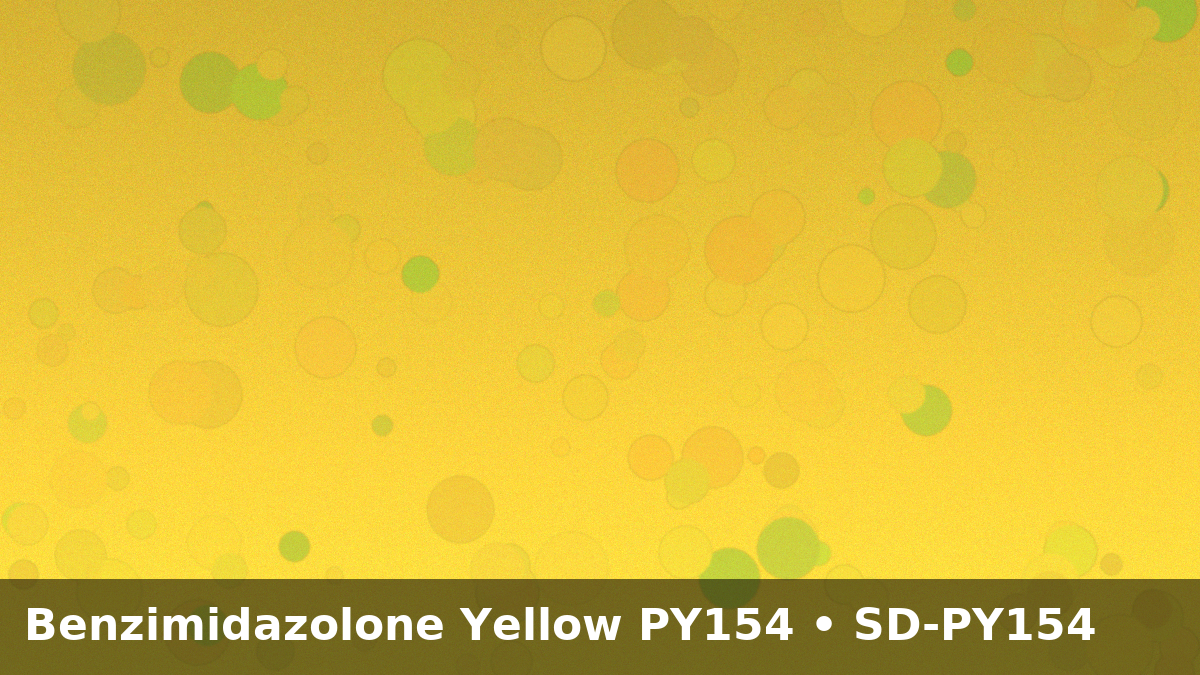Benzimidazolone Yellow PY154 swatch