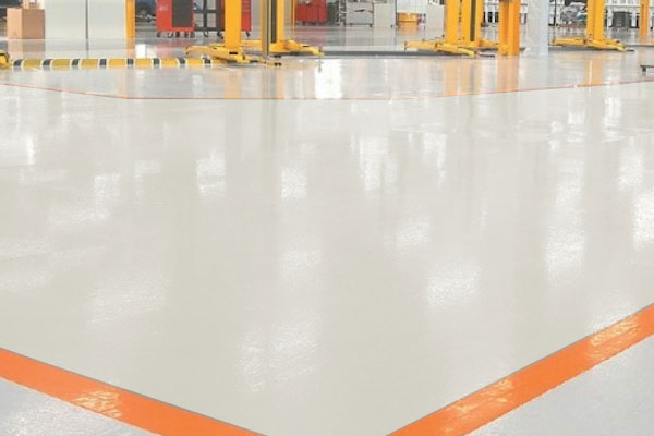 A professionally installed epoxy flooring by the best company in Saudi Arabia, providing durable and stylish flooring solutions.