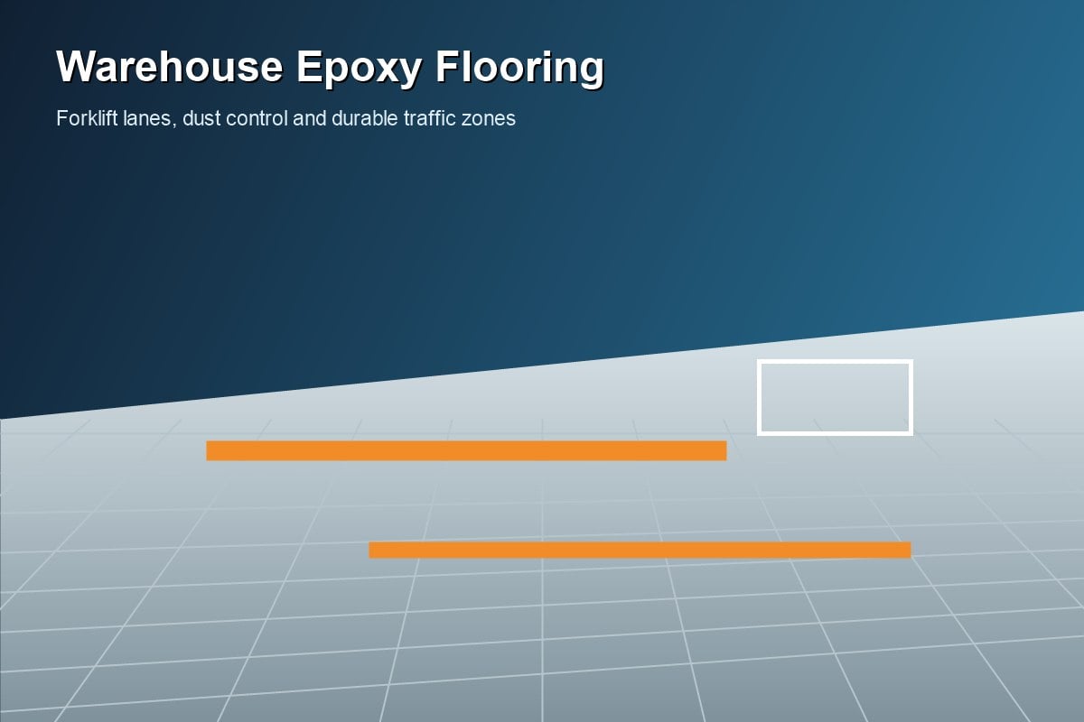 Basement service corridor epoxy flooring for Saudi Arabia facilities