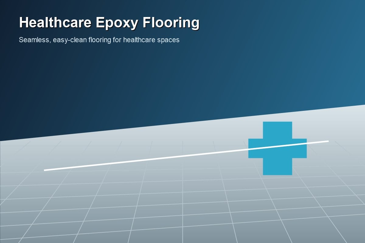 Healthcare epoxy flooring in Saudi Arabia with seamless hygienic resin floor finish