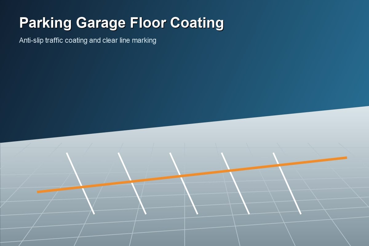 Heavy-duty epoxy and polyurethane coating for vehicle traffic and industrial floor zones in Saudi Arabia