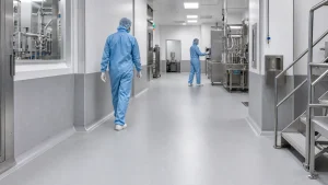 Pharmaceutical cleanroom flooring and hygienic wall protection in Saudi Arabia
