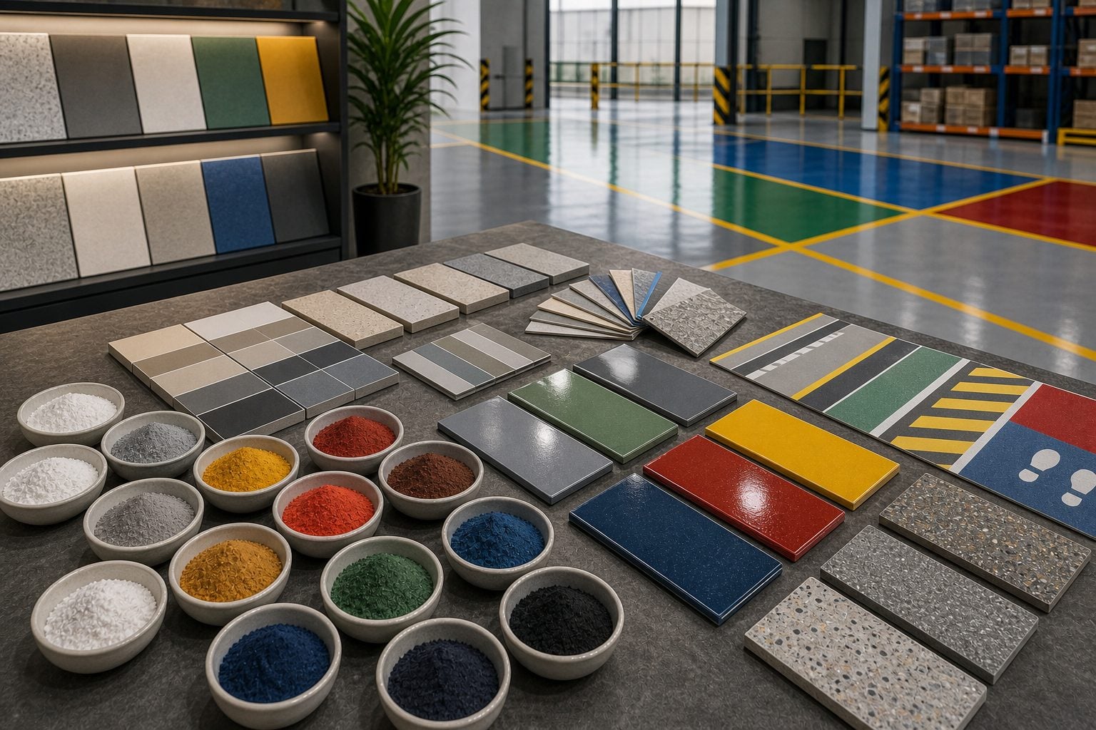 Pigments and color systems for epoxy and concrete floors in Saudi Arabia