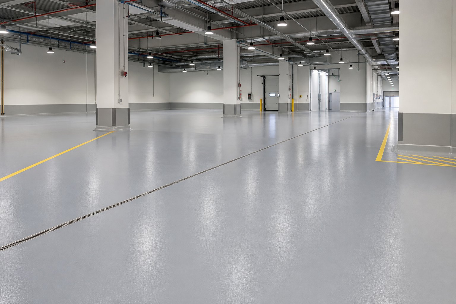 SolidDrops epoxy and Ucrete flooring for a hygienic industrial facility in Saudi Arabia