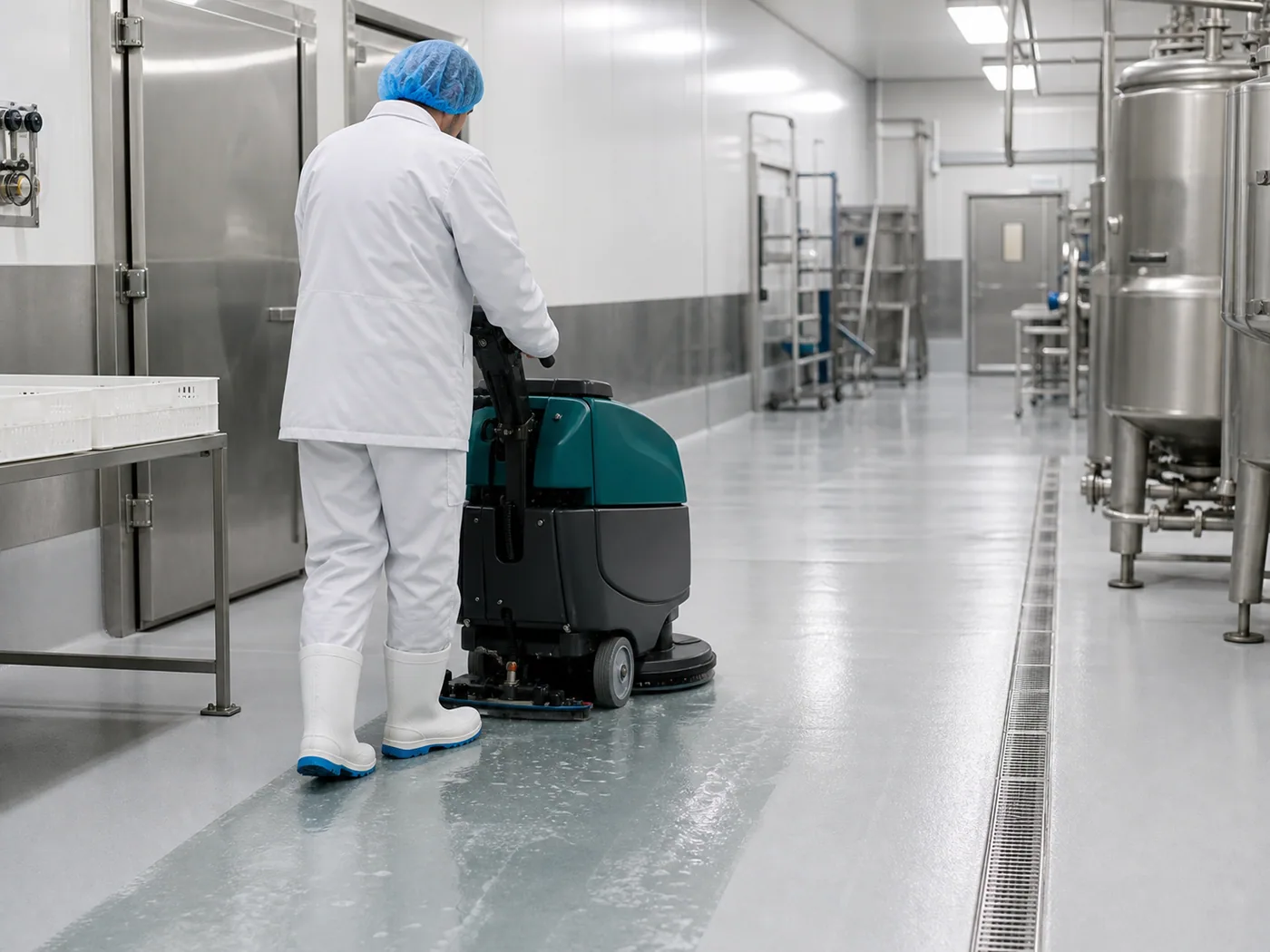Stonkleen FS9 floor cleaning support for food and beverage facilities in Saudi Arabia