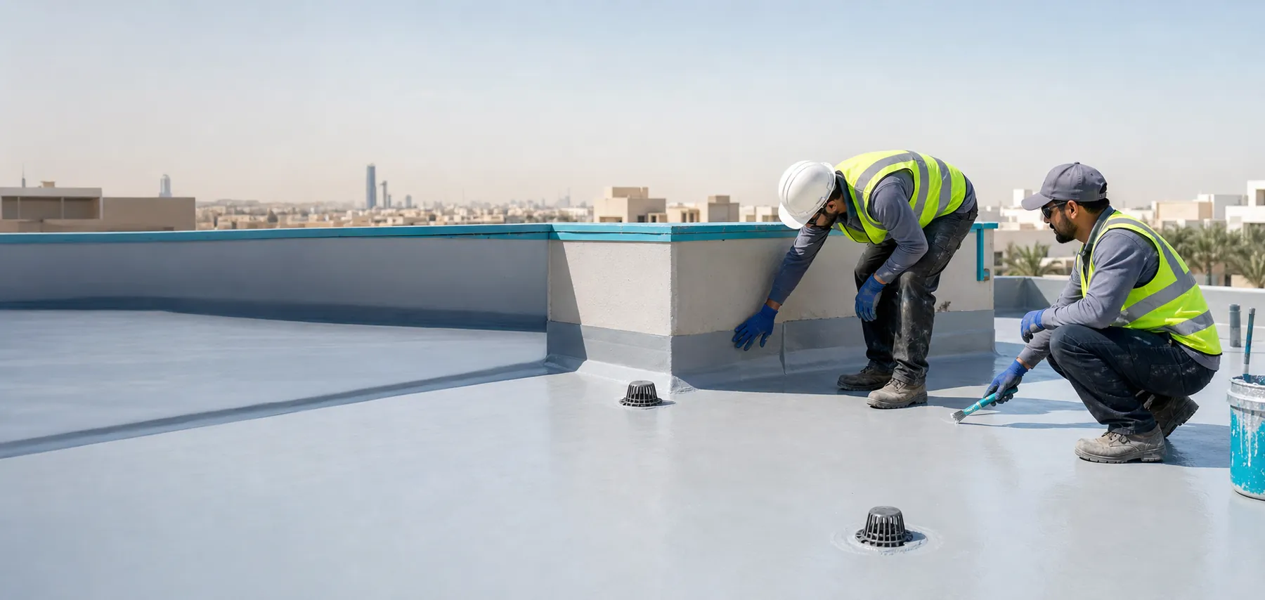 Roof waterproofing system planning for Saudi Arabia buildings
